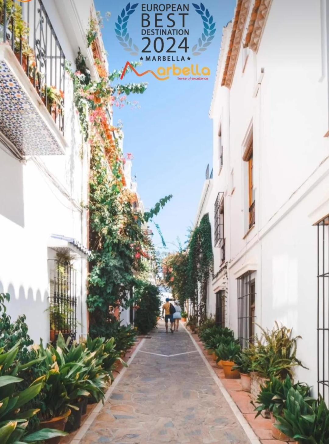 Amazing Front Sea View Studio. Marbella Centre Luaran gambar