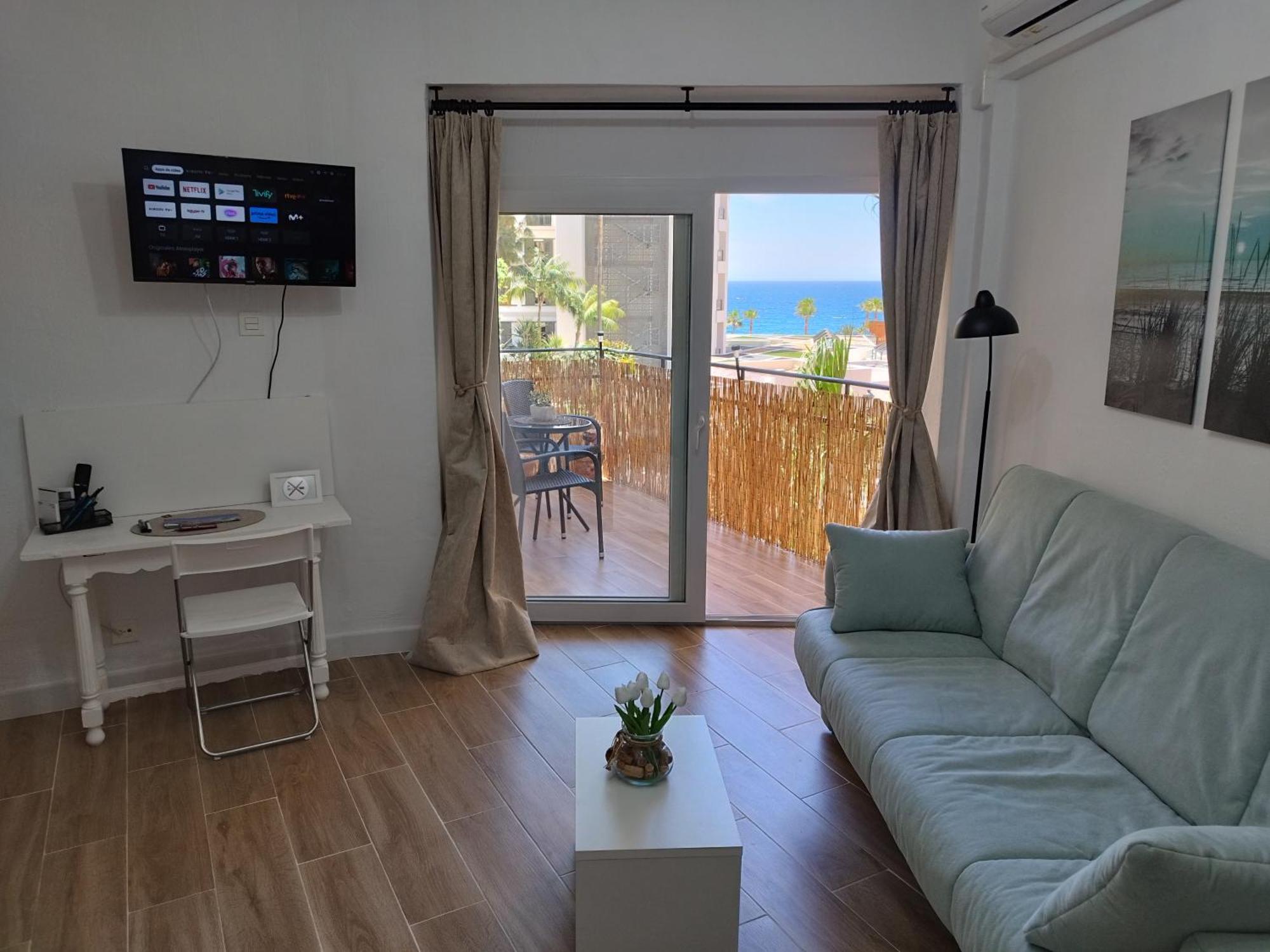 Amazing Front Sea View Studio. Marbella Centre Luaran gambar